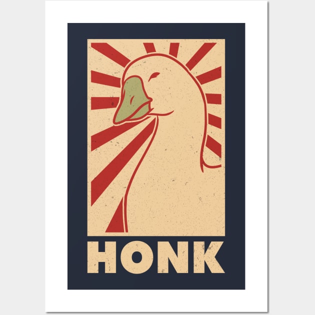 Honk Goose Wall Art by A Comic Wizard